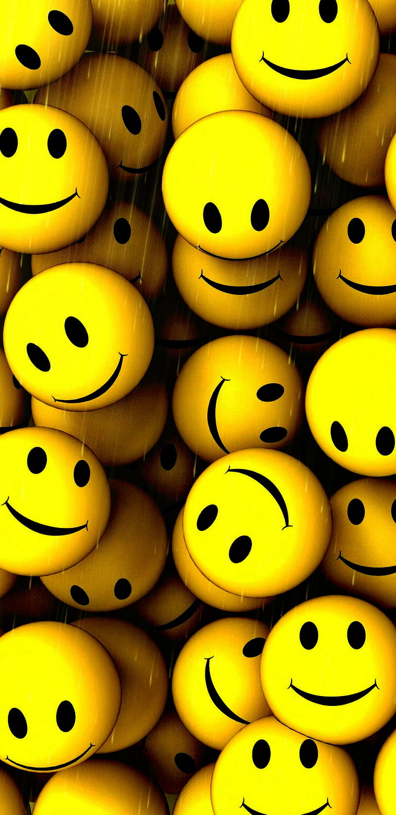 3d smileys, smiley, yellow, HD phone wallpaper
