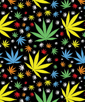 Cannabis Leaves PopArt, bong, dagga, hash, hashish, iCreate, joint, marijuana, maryjane, pot, HD phone wallpaper