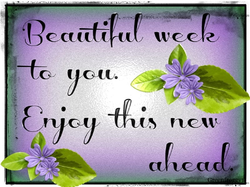 BEAUTIFUL WEEK, WEEK, CARD, COOMENT, BEAUTIFUL, HD wallpaper | Peakpx