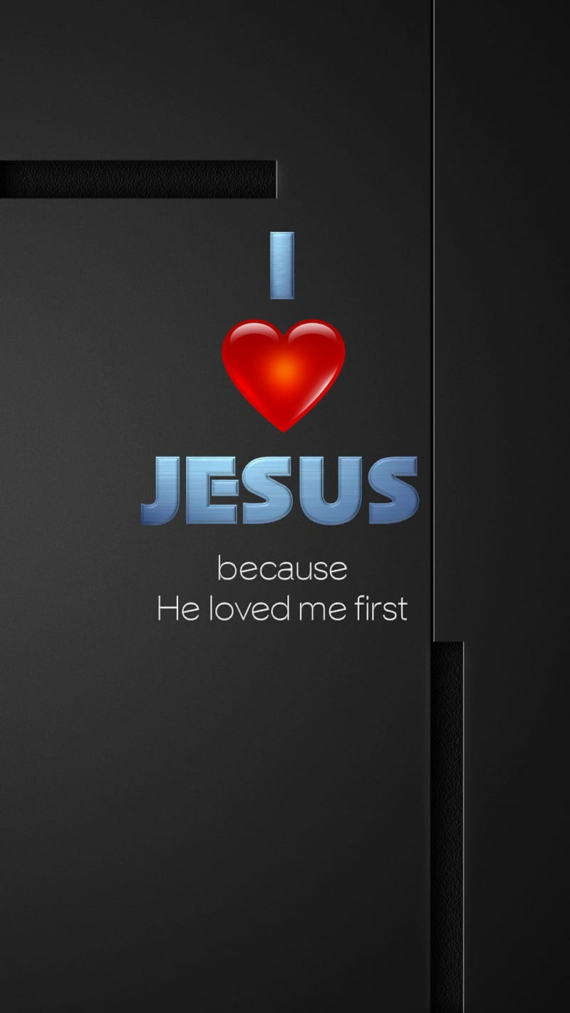 I love Jesus, bible, christian, HD phone wallpaper