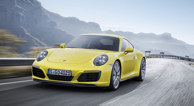 2016 Porsche 911 Carrera 4 Coupe (Type 991 II) - Front, HD wallpaper