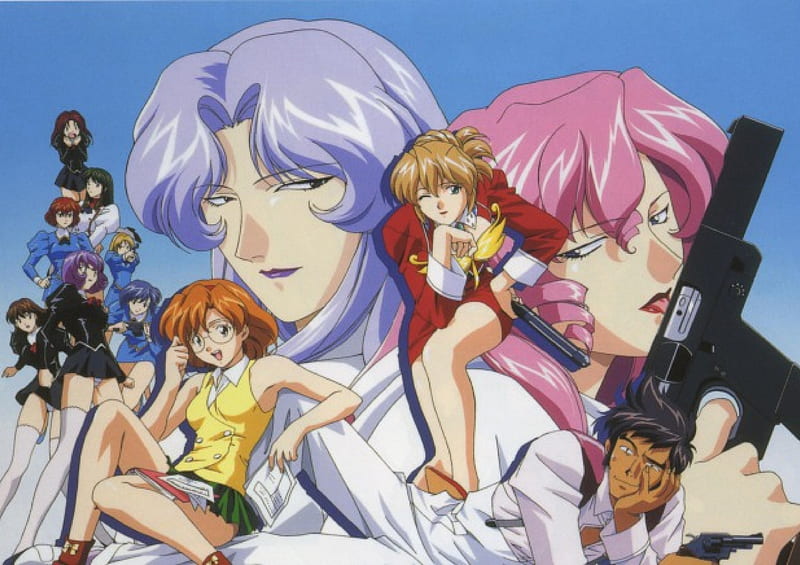 Aika-Group Shot, anime girls, aika, agent aika, anime, HD wallpaper