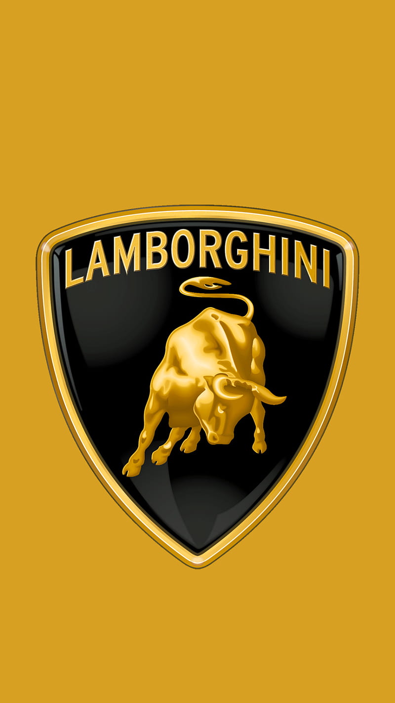 Lamborghini, car, cars logo, logos, HD phone wallpaper
