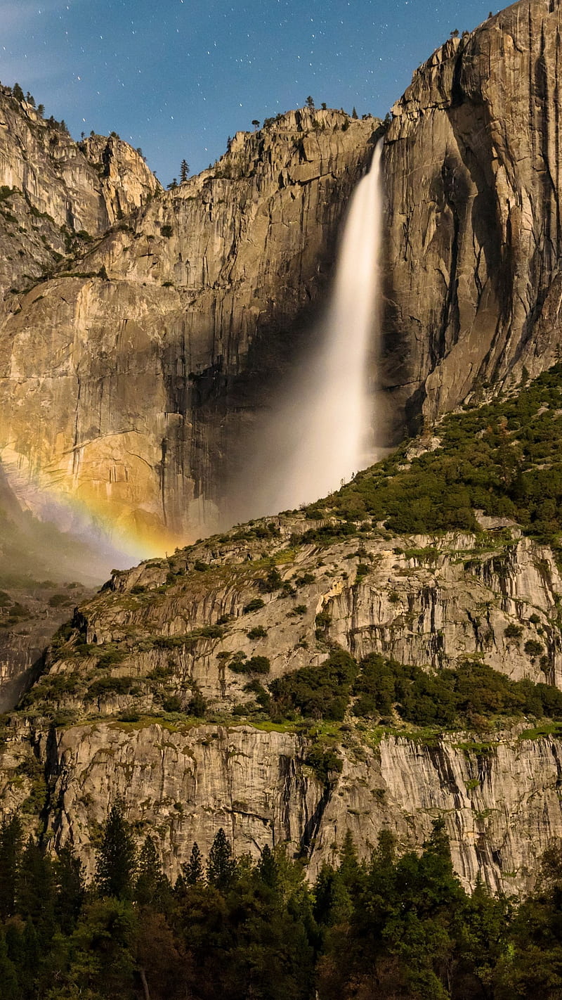 Yosemite National Park , yosemite national park, earth, rock, waterfall, HD phone wallpaper