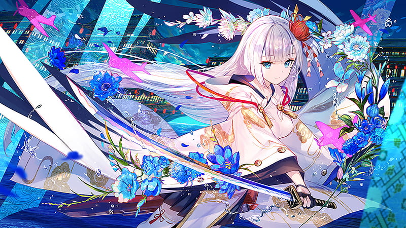 Shoukaku With Sword Azur Lane, HD wallpaper