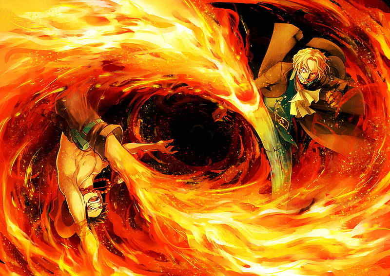 Ace Flame One Piece Anime 4K Wallpaper #6.790