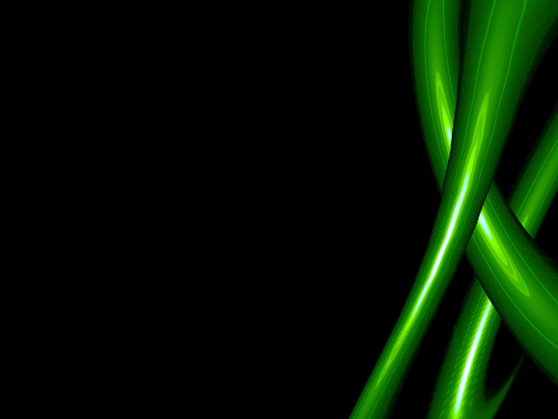 Metal Green, abstract, vortices, HD wallpaper