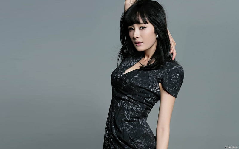YangMi-Chinese star beautiful actress 12, HD wallpaper