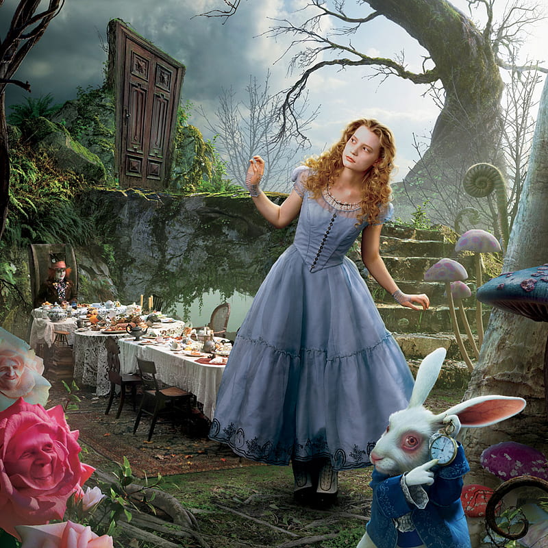 Alice-in-wonderland, alice, wonderland, HD phone wallpaper