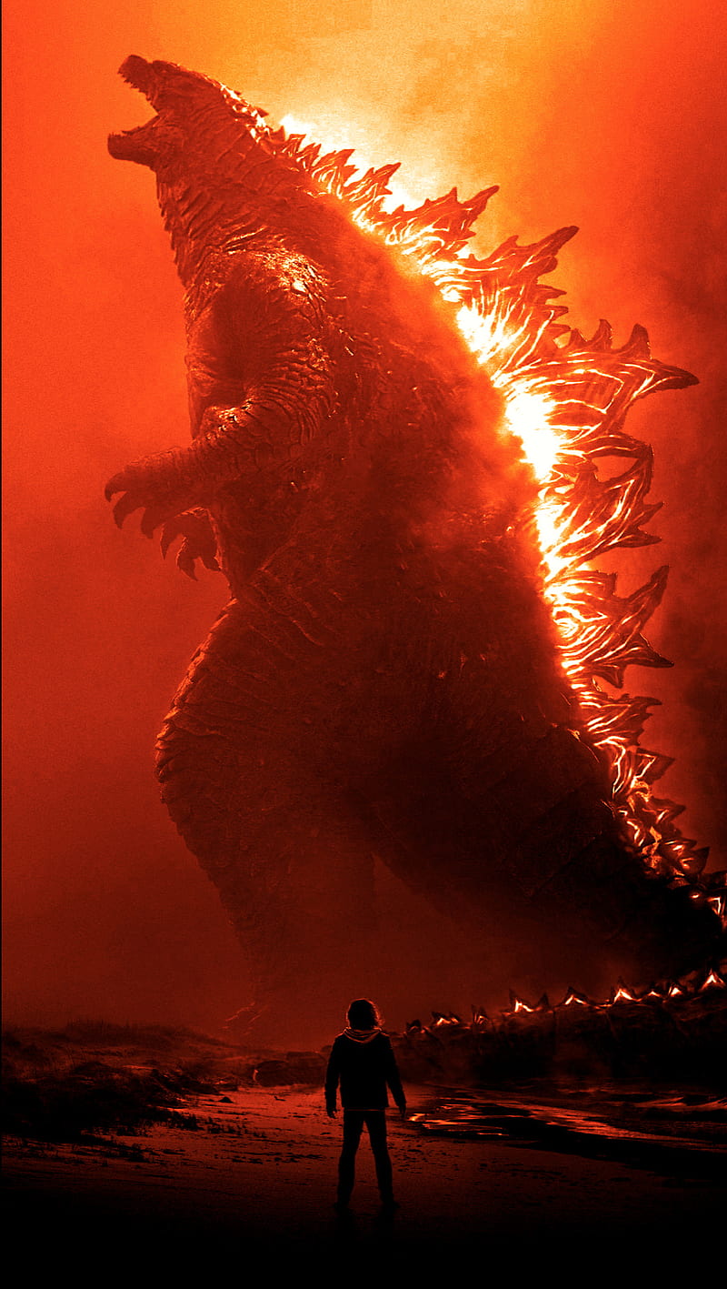 Godzilla, anime, fnaf, HD phone wallpaper