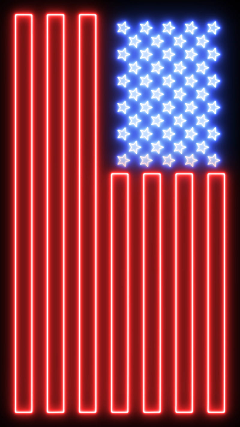 Man Made American Flag HD Wallpaper