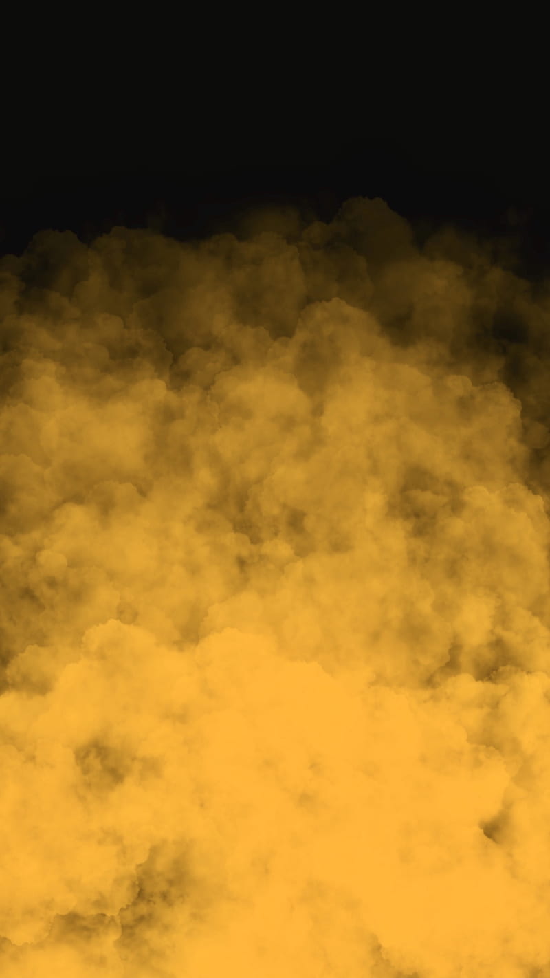 Yellow Smoke, FMYury, abstract, black, cloud, clouds, color, colors, fog,  gradient, HD phone wallpaper | Peakpx