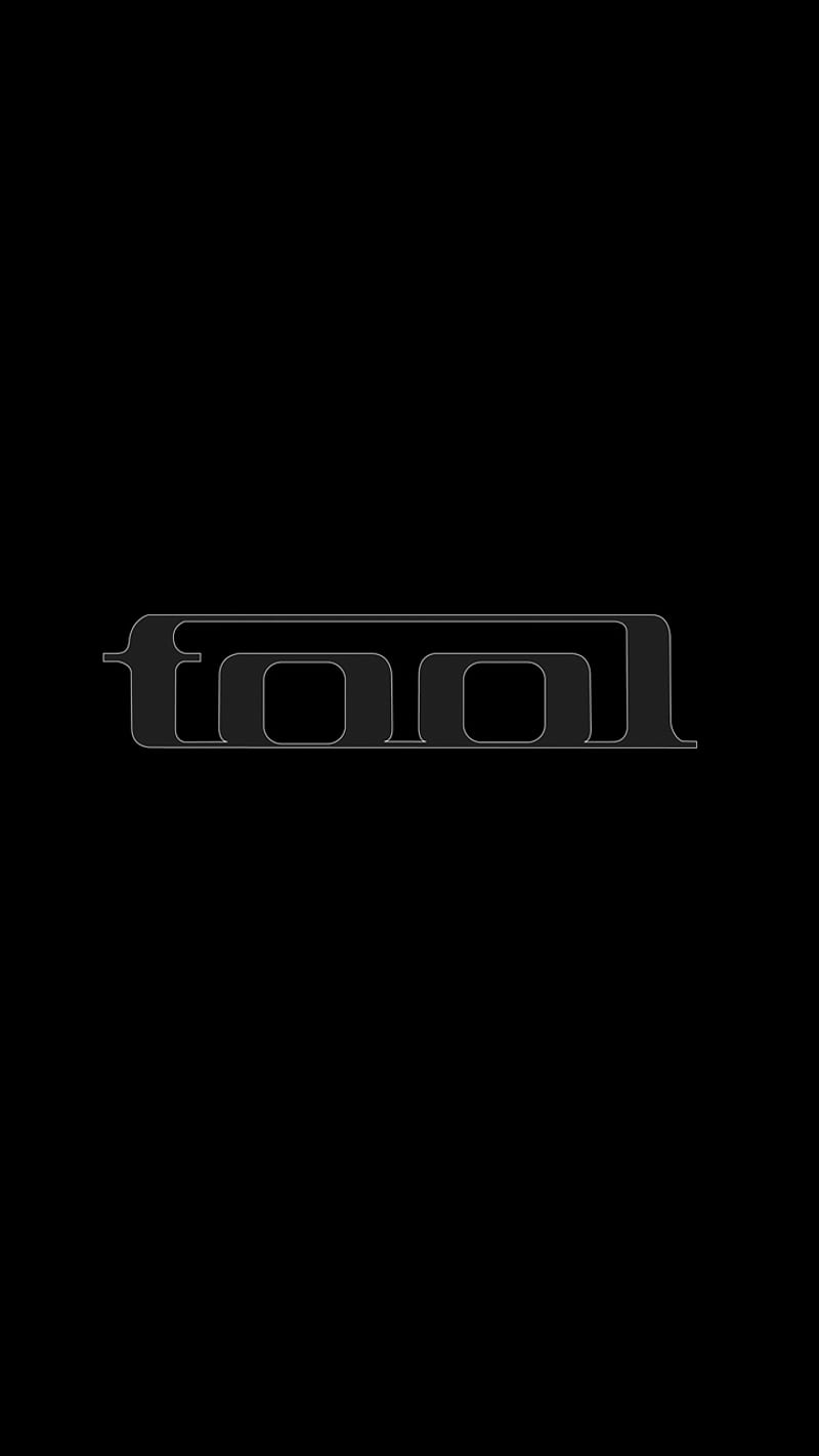 TOOL Logo, band logo, black, dark, heavy metal, material dark, progressive metal, rock and roll, tool, tool band, HD phone wallpaper