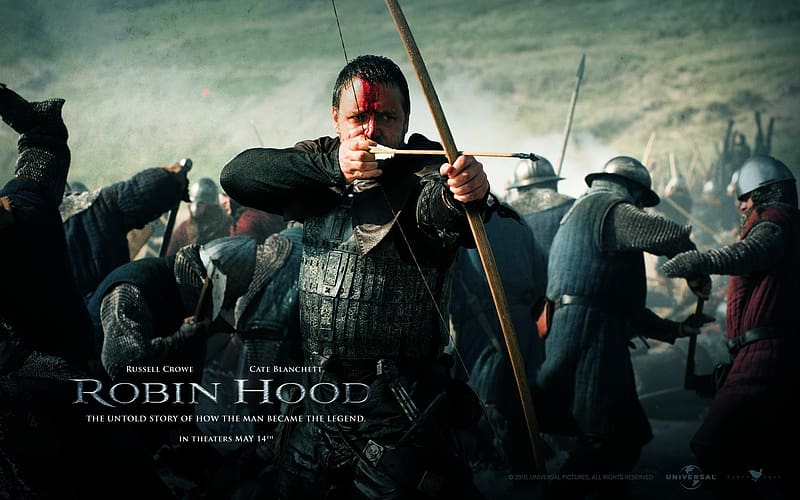 Movie, Russell Crowe, Robin Hood, Robin Hood (2010), HD wallpaper