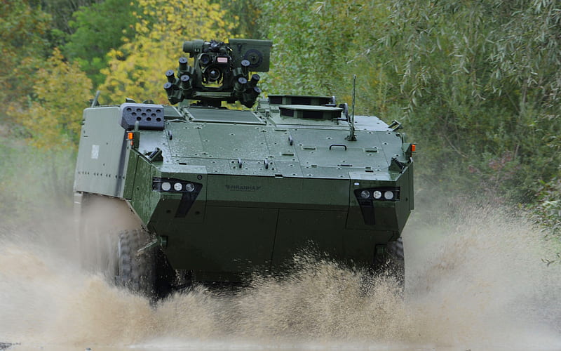 Mowag Piranha V, IFV, armored personnel carrier, offroad, HD wallpaper