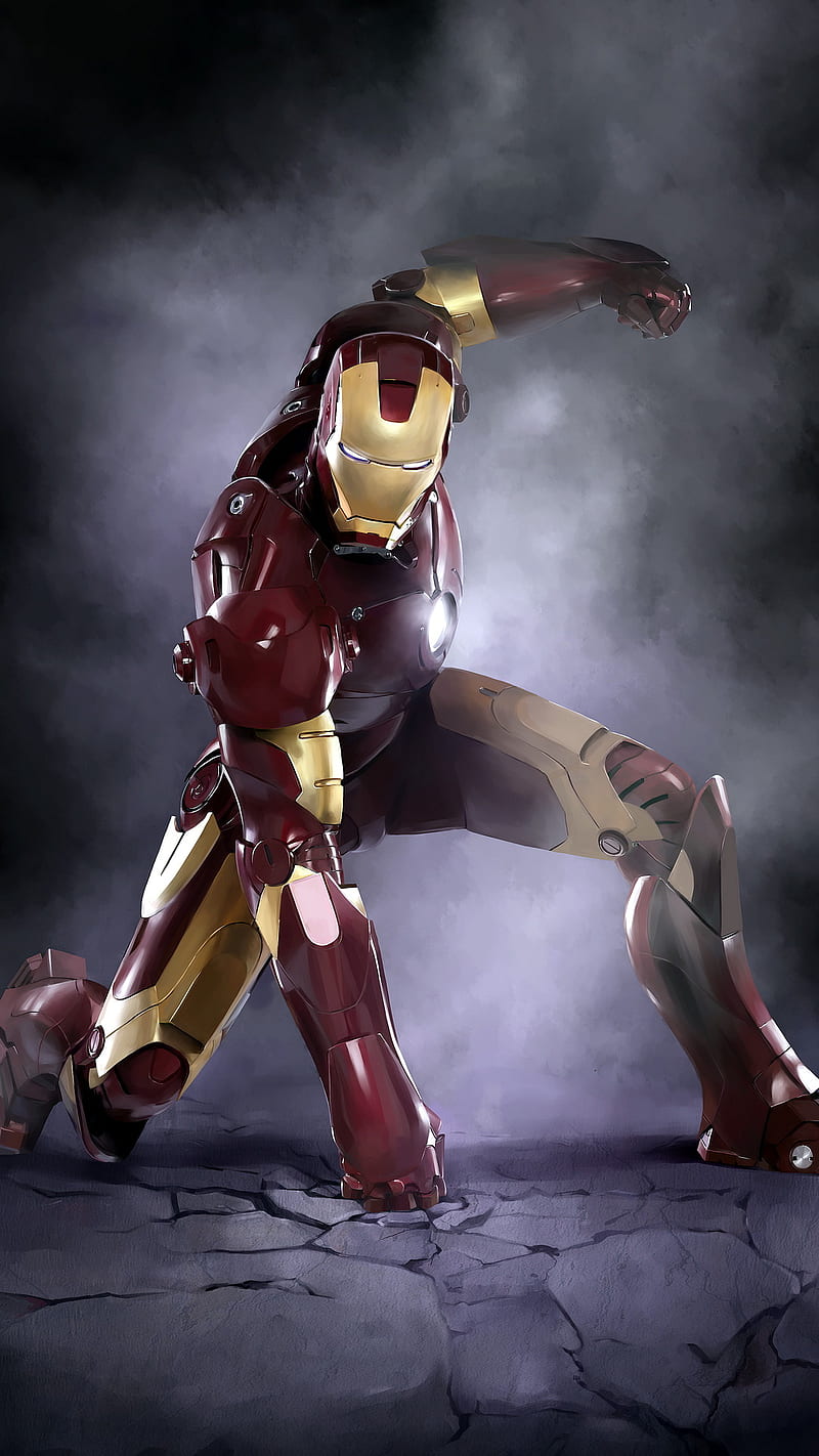 Iron Man, power, rangers, ranger, marvel, steel, guerra, movie, HD phone wallpaper