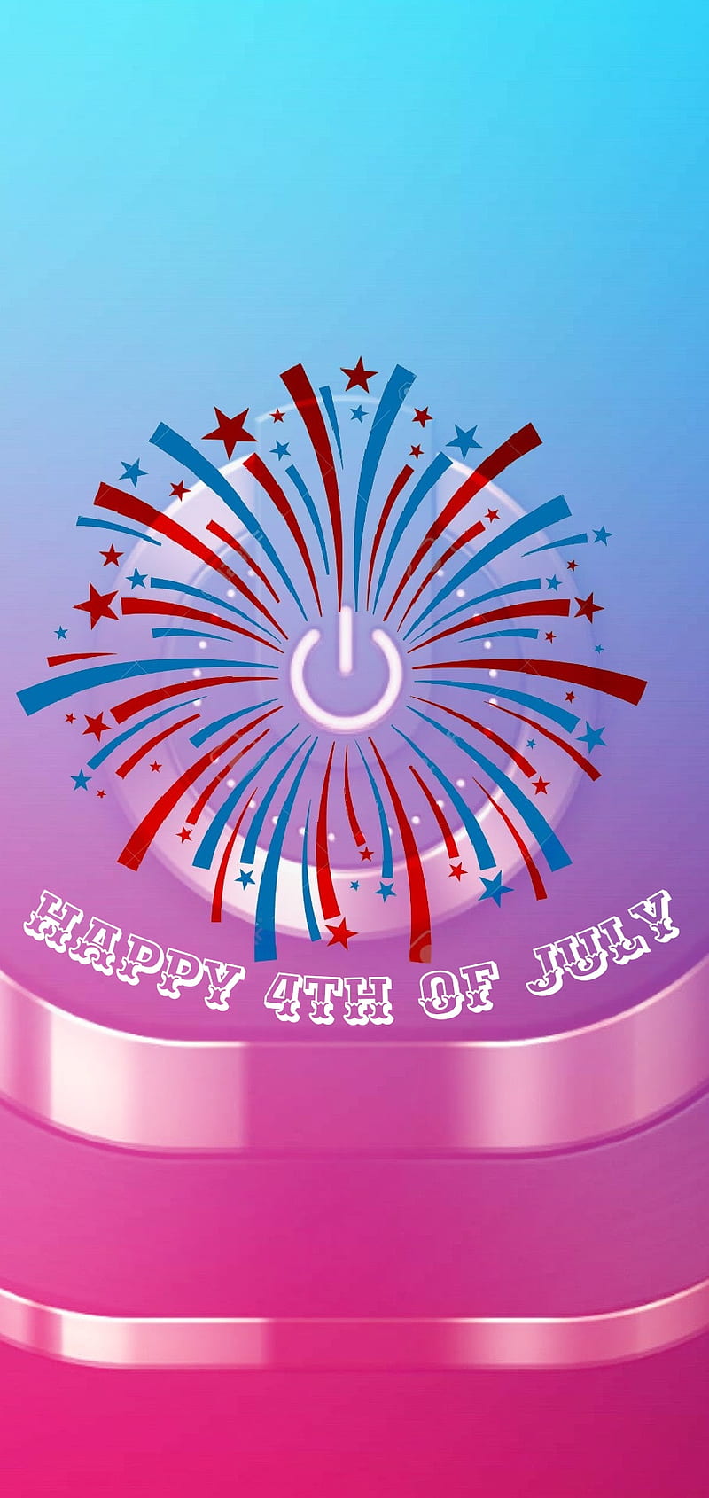 4th of July, blue, fireworks, pink, purple, HD phone wallpaper