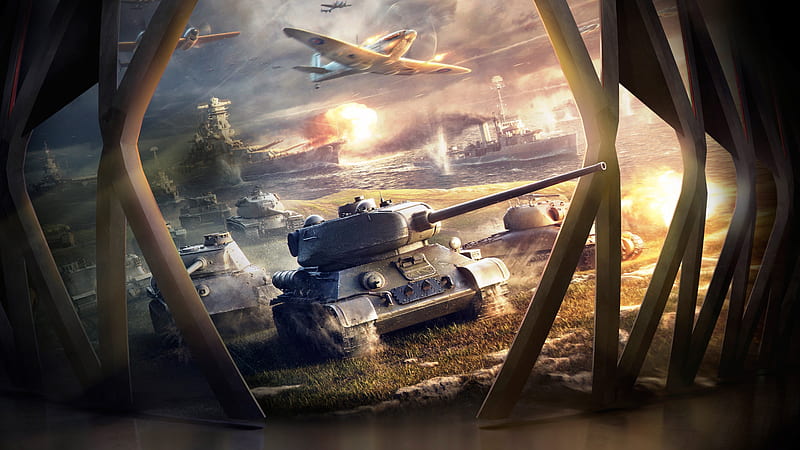 World of Tanks Blitz tanks, WoT, HD wallpaper
