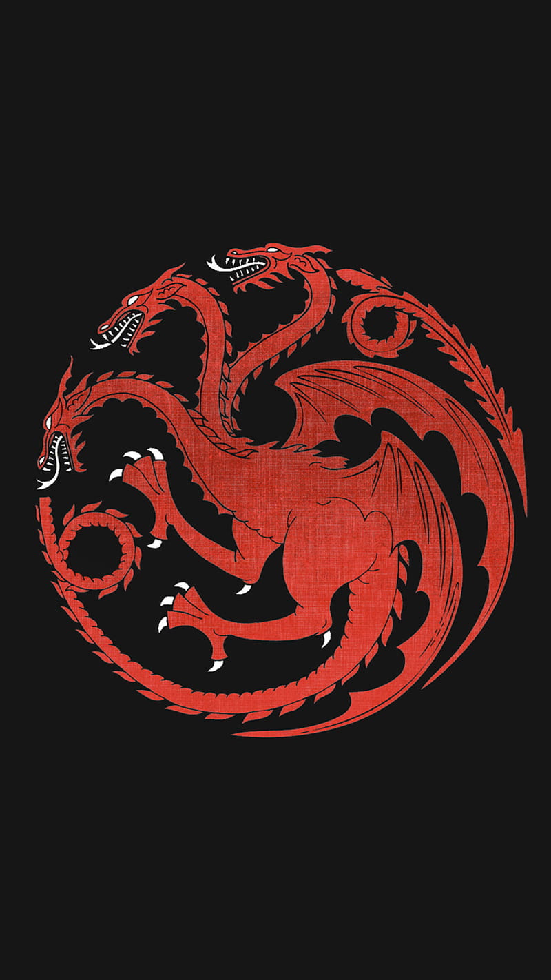 targaryen dragon, logo, HD phone wallpaper