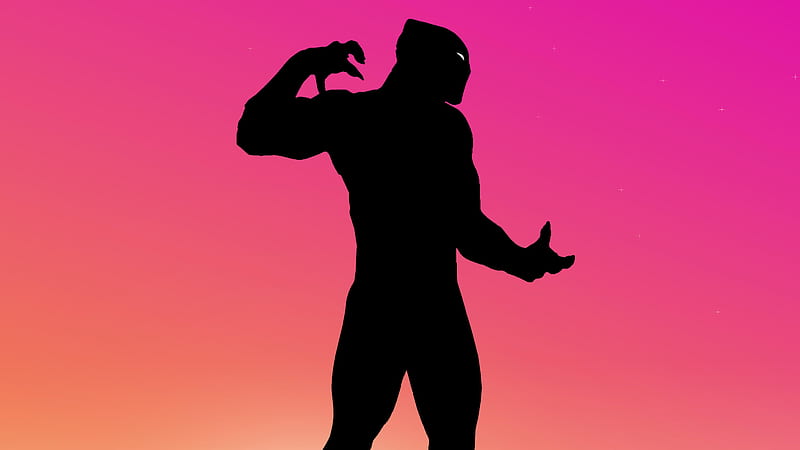 Black Panther Minimal , black-panther, superheroes, minimalism, minimalist, artist, artwork, digital-art, HD wallpaper