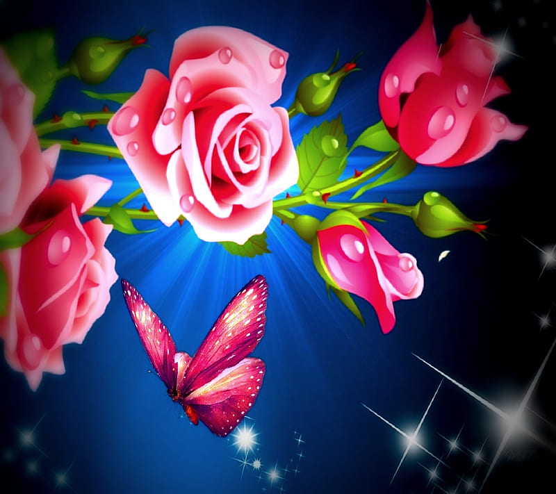 Floral Roses, floral, roses, HD wallpaper | Peakpx