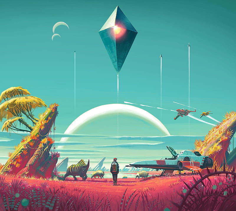 No Mans Sky, game, pc, ps4, video game, HD wallpaper