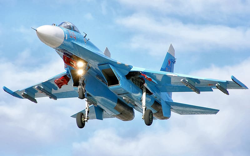 Military, Sukhoi Su 27, Jet Fighters, HD wallpaper