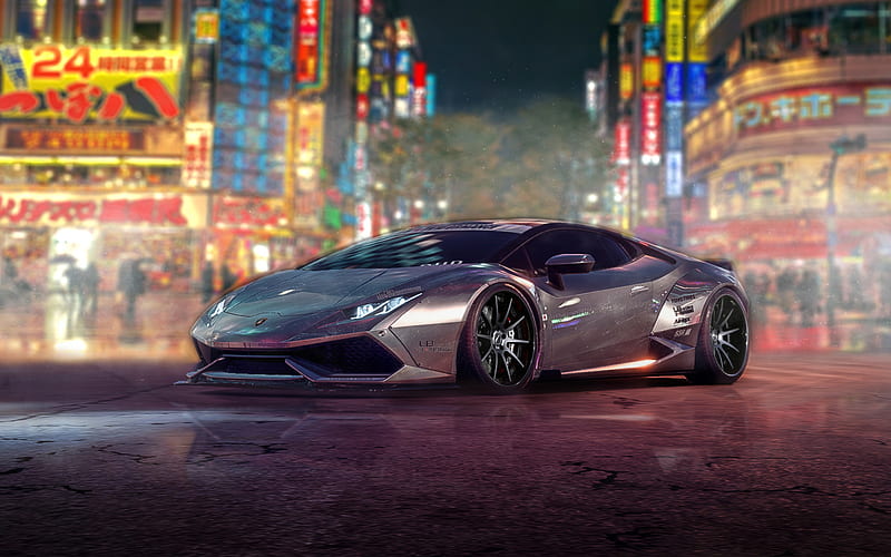 Lamborghini Huracan, NFS, Need For Speed Payback, 2017 games, NFSP, autosimulator, Need For Speed, HD wallpaper