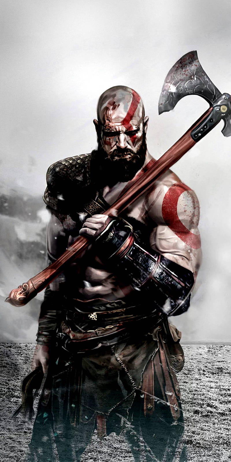 God of war kratos, god of war, HD phone wallpaper