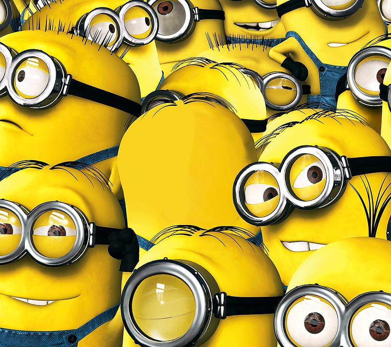 Minions 2015, animation, colourful, comedy, entertainment, funny, HD wallpaper