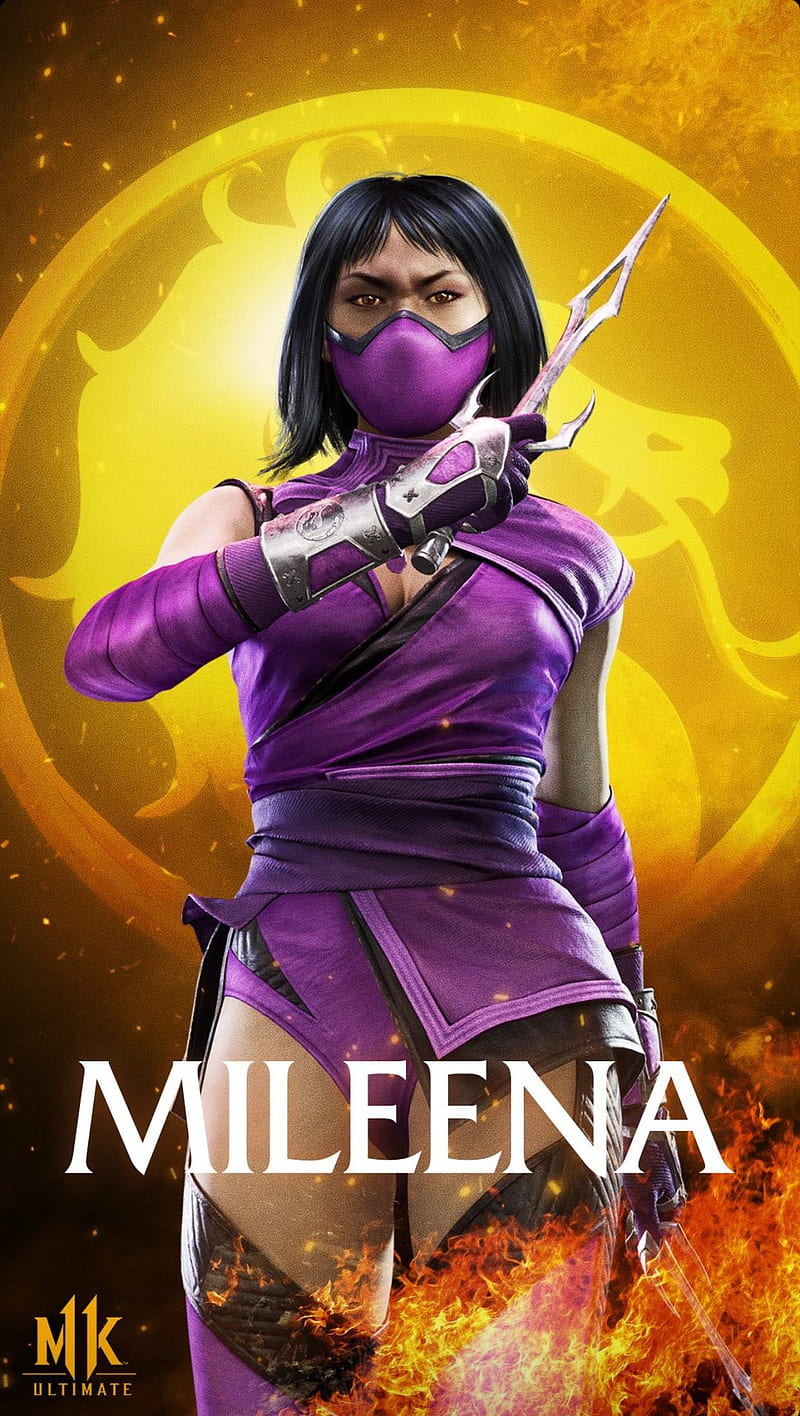 Wallpaper look background black the game mask art Mortal Kombat  character Mileena images for desktop section игры  download