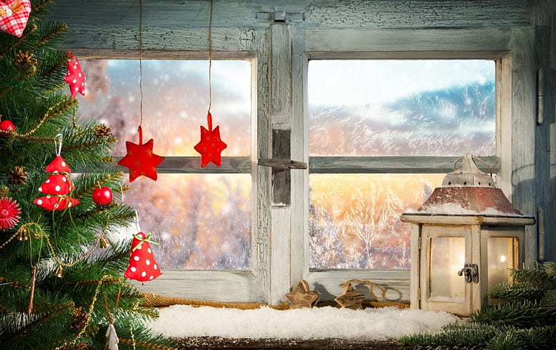 Ventana de navidad, ventana, vacaciones, navidad, invierno, Fondo de  pantalla HD | Peakpx