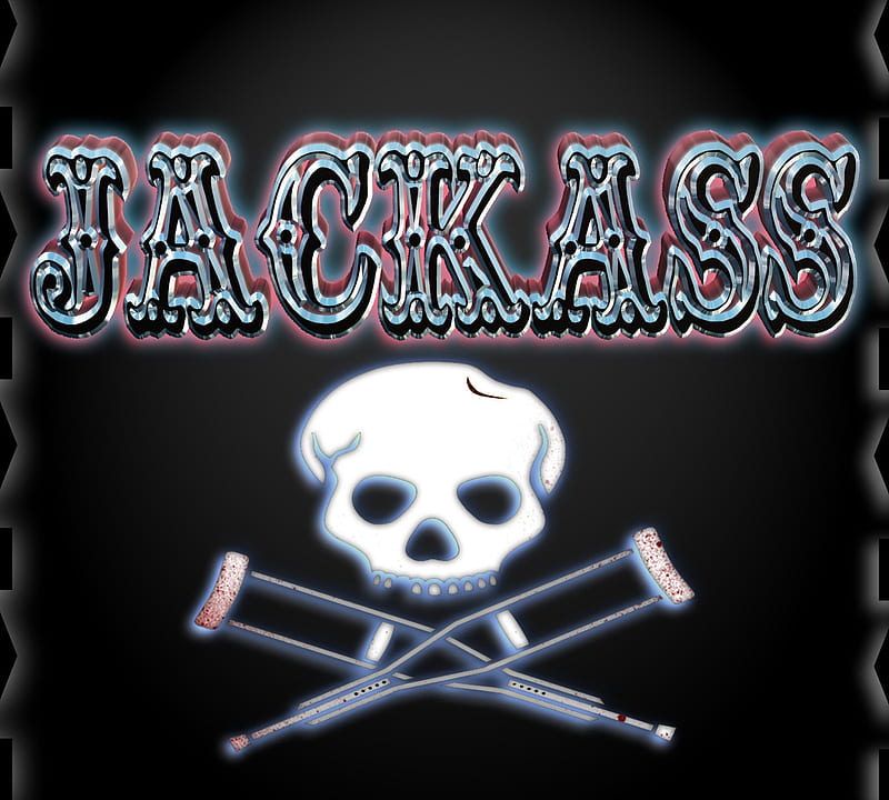 JackAss , 3d, jackass, movie, background skull, HD wallpaper
