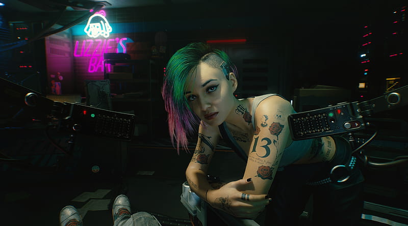 Cyberpunk HD Wallpaper 1366x768 - HD Wallpaper 