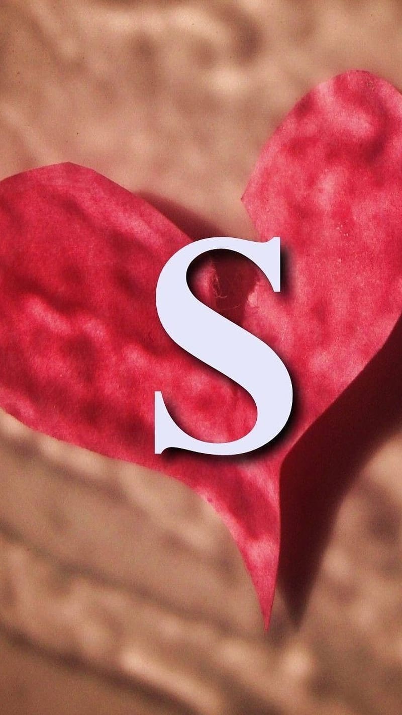 S Letter Ka, S Letter Red Flower Petal, HD phone wallpaper | Peakpx
