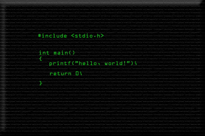 Hello World, world, c, code, hello, programming, HD wallpaper | Peakpx