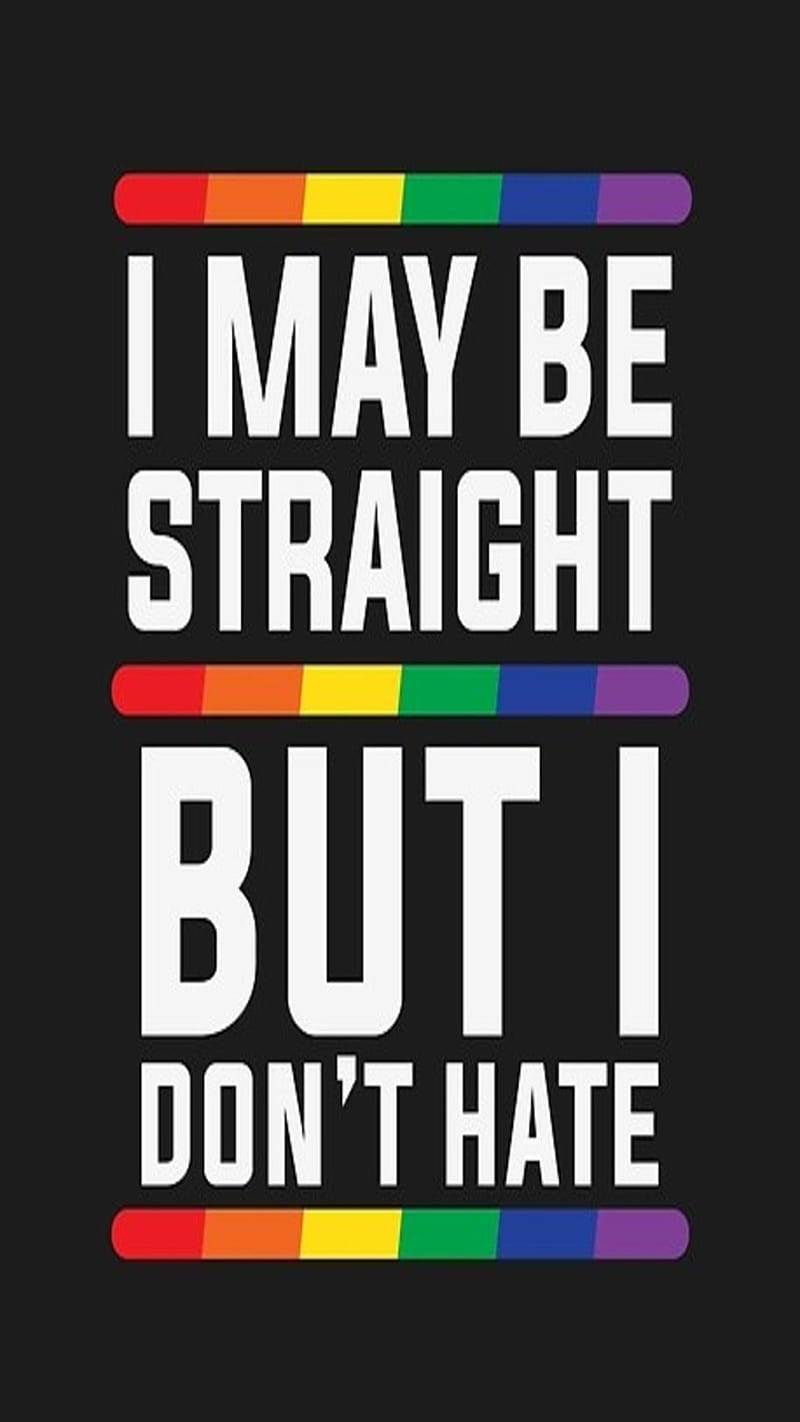 LGBT Ally, lgbtqia, love, love is love, pride, quotes, rainbow, sayings, HD phone wallpaper