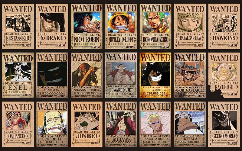Bounty One Piece, Shanks Bounty, HD wallpaper