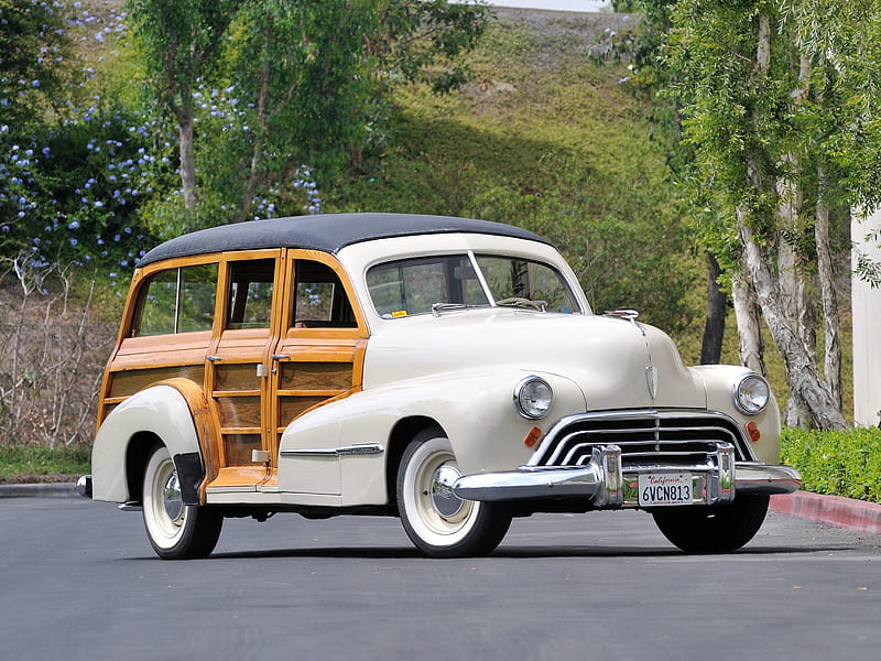 1947-Oldsmobile-Woody-Wagon, Classic, White, Olds, 1947, HD wallpaper