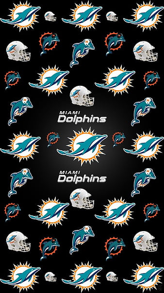 Miami Dolphins NFL Logo In Seagreen Background HD Miami Dolphins Wallpapers, HD Wallpapers