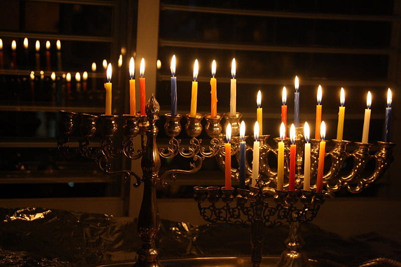 Happy Hanukkah, sarbatorea, a, luminilor, evreilor, HD wallpaper