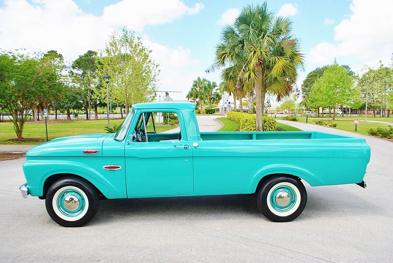 1961 Ford F-100, Old-Timer, Ford, Pick Up, Truck, F-100, HD wallpaper