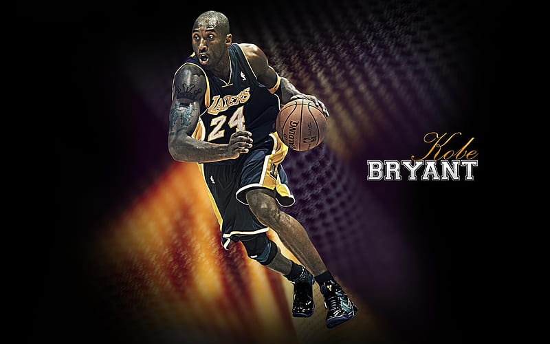 Kobe Bryant, Los Angeles Lakers, art, American basketball player, USA, basketball, NBA, LA Lakers, HD wallpaper