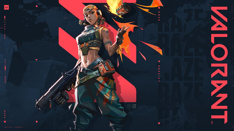 Raze (Valorant) : r/wallpapers