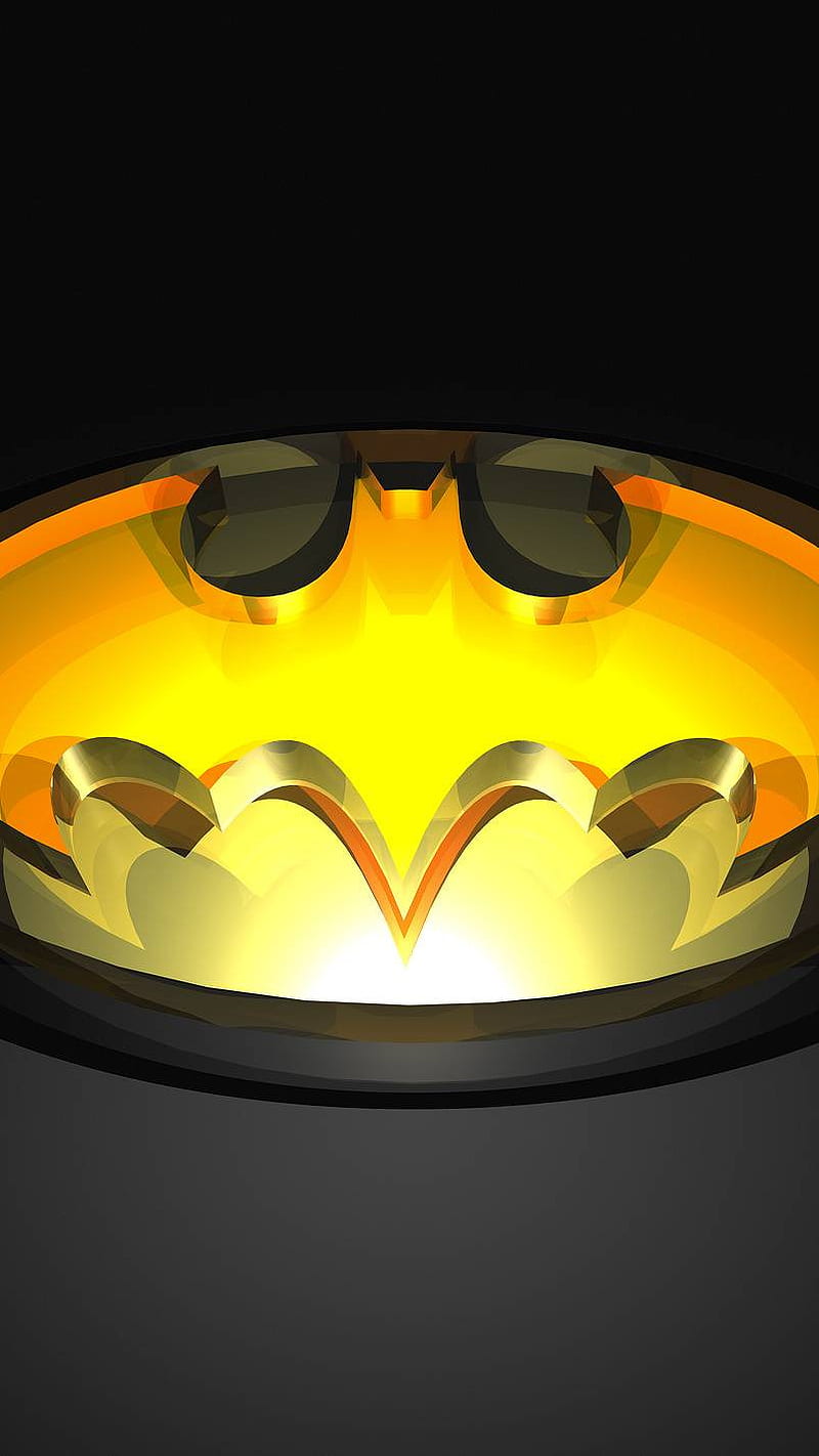Bat Symbol, gotham city, the bat, HD phone wallpaper
