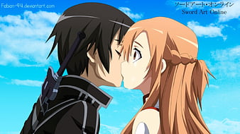 Asuna and Kirito [Sword Art Online] collage by KingBlue1822 on