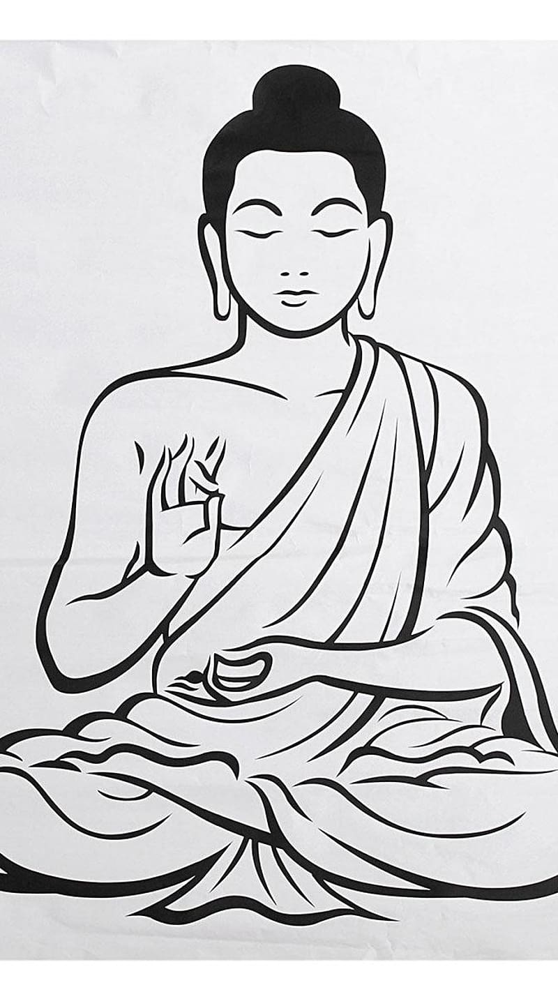 Buy Drawing of lord Buddha Artwork at Lowest Price By Abhis painting-saigonsouth.com.vn