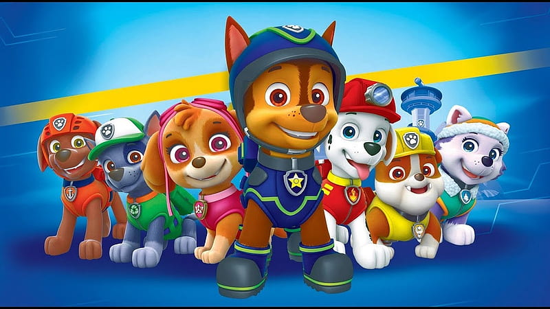 Paw Patrol - Who are you - Playtime with Chase Rubble Sky Zuma, HD wallpaper