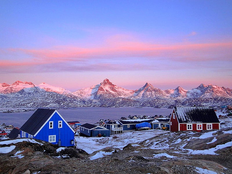 Tasiilaq-East-Greenland, east-greenland, bonito, tasiilaq, HD wallpaper