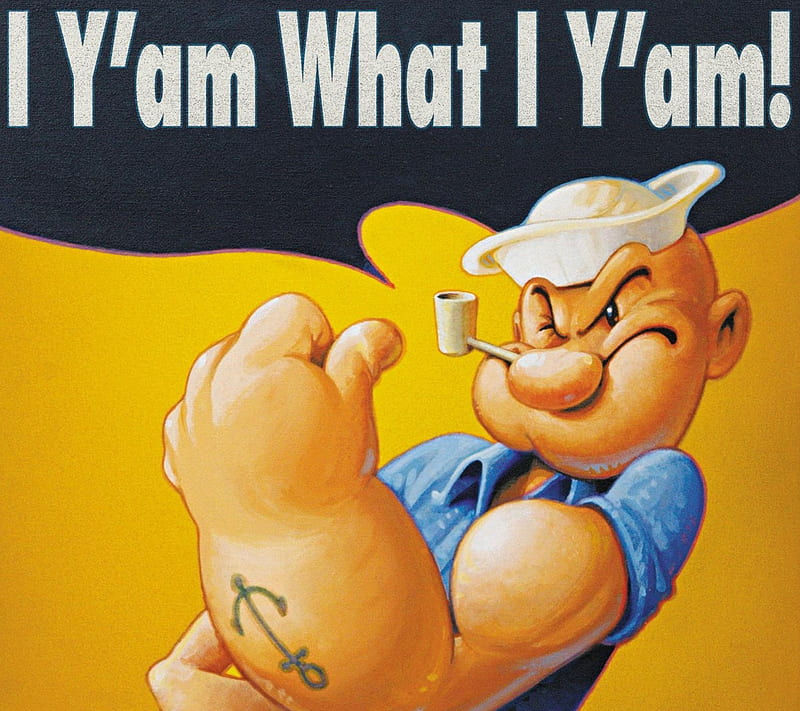 POPEYE, color, entertainment, hollywood, sayings, signs, written, HD wallpaper